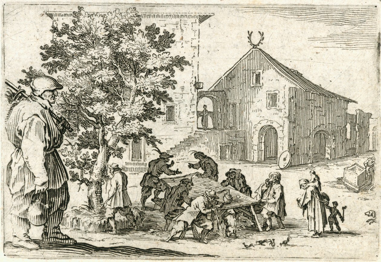 Kapriser av olika figurer av Jacques Callot