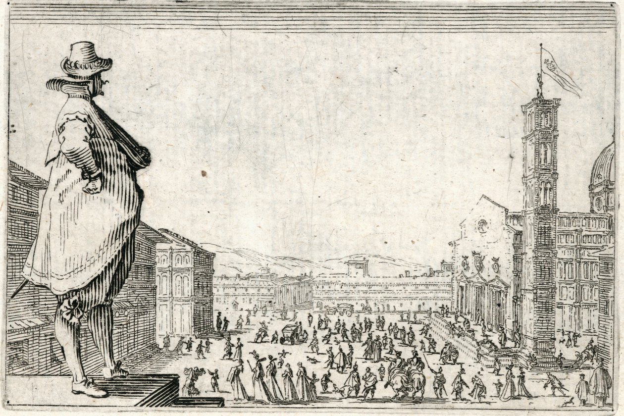 Kapriser av olika figurer av Jacques Callot
