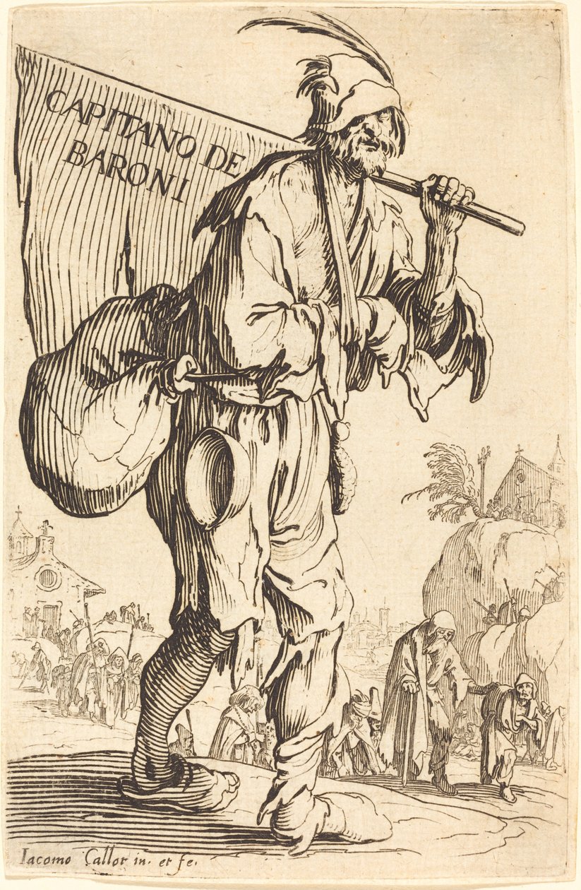 Kapten för baronerna av Jacques Callot