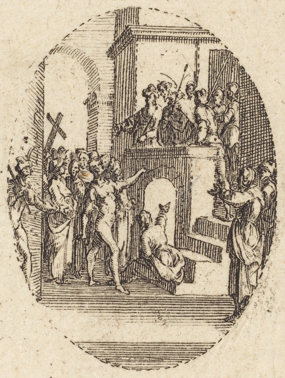 Kristus inför Pilatus av Jacques Callot