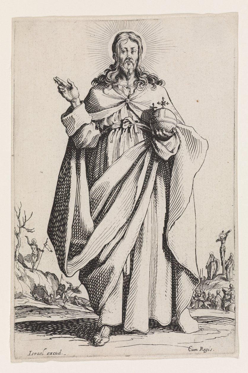Kristus från de stora apostlarna, 1631 av Jacques Callot