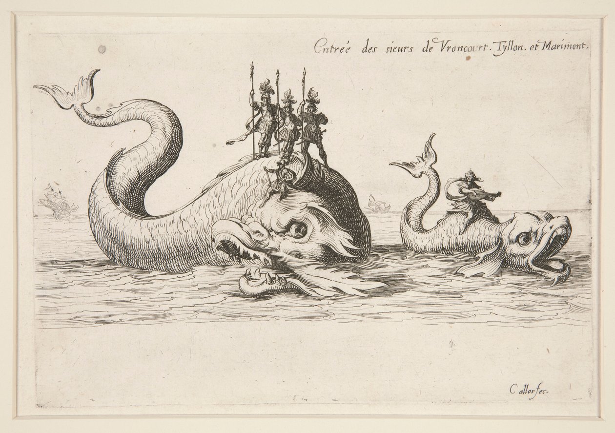 Bekämpa? la Barrière, Entré till MM. av Varncourt, Tyllon och Marimont av Jacques Callot