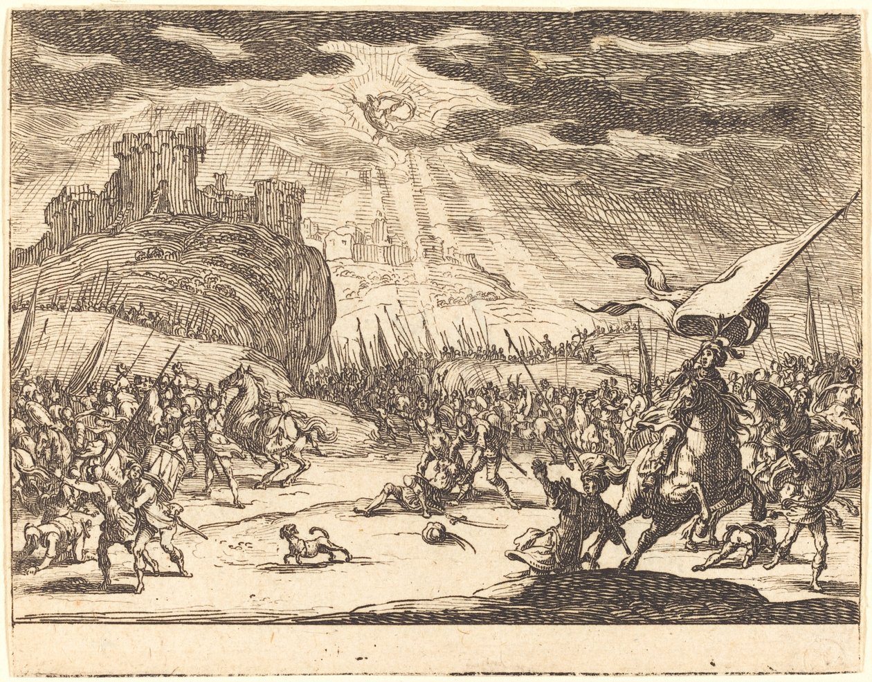 Paulus omvändelse av Jacques Callot