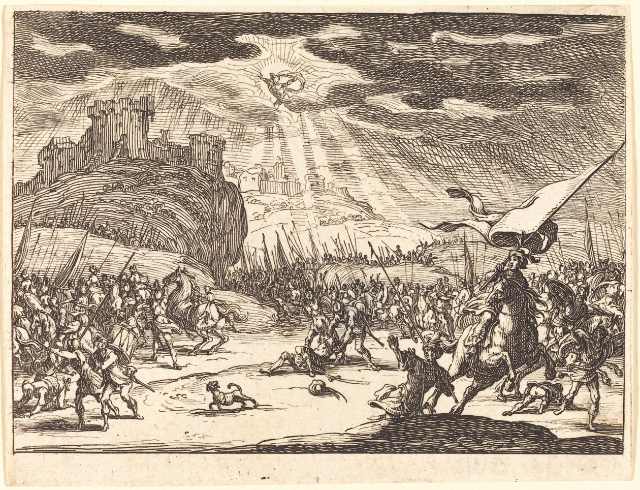 Paulus omvändelse av Jacques Callot