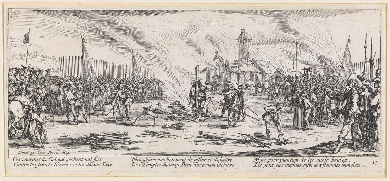 Bålplatsen av Jacques Callot