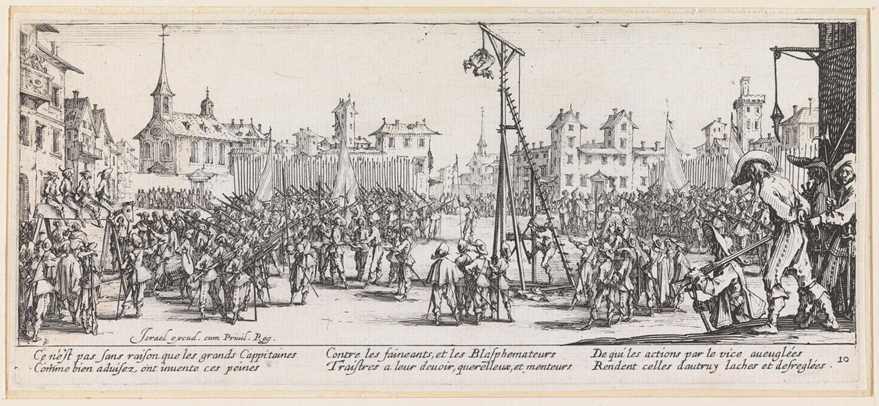 Tortyr vid gunggalgen av Jacques Callot