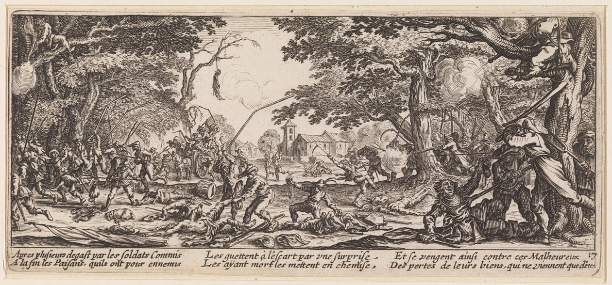 Böndernas hämnd av Jacques Callot