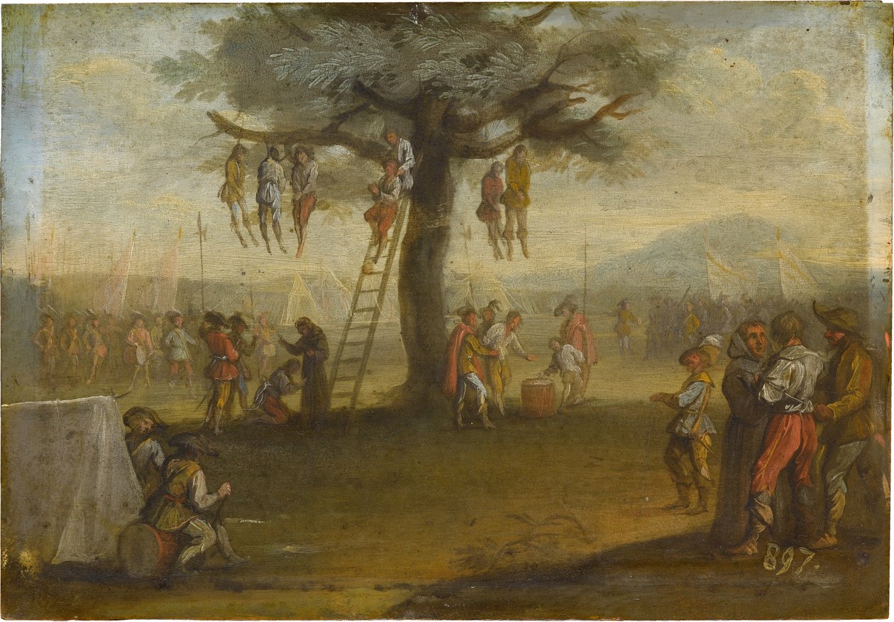 Galgen-trädet av Jacques Callot