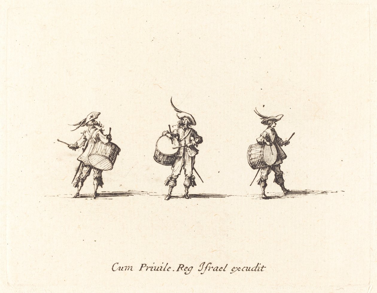 Borra med trummor av Jacques Callot