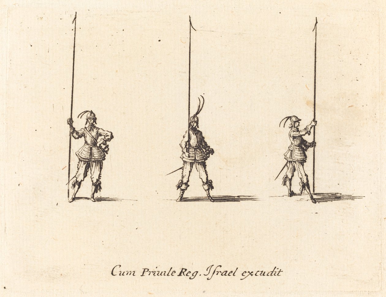 Borra med upphöjda gäddor av Jacques Callot