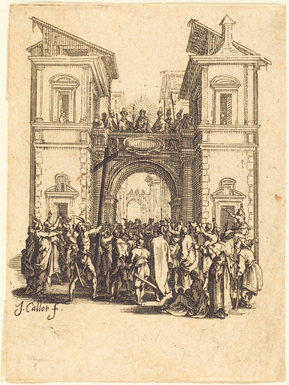 Se mannen, ca. 16241625. av Jacques Callot