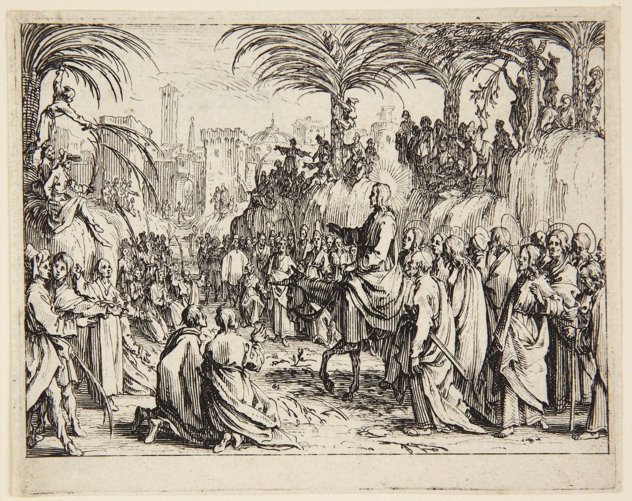 Intåget i Jerusalem av Jacques Callot