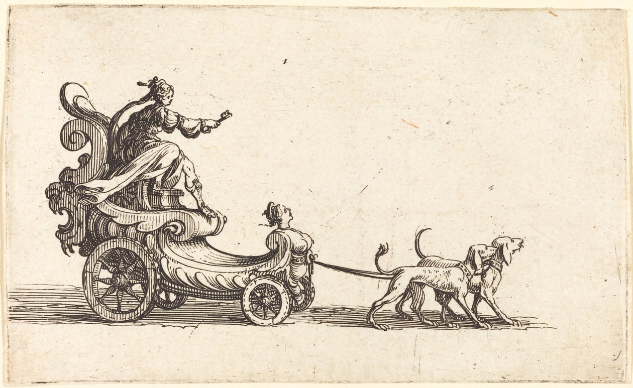 Inträde av Monseigneur Henry de Lorraine, Marquis de Moy, under namnet Pirandre av Jacques Callot