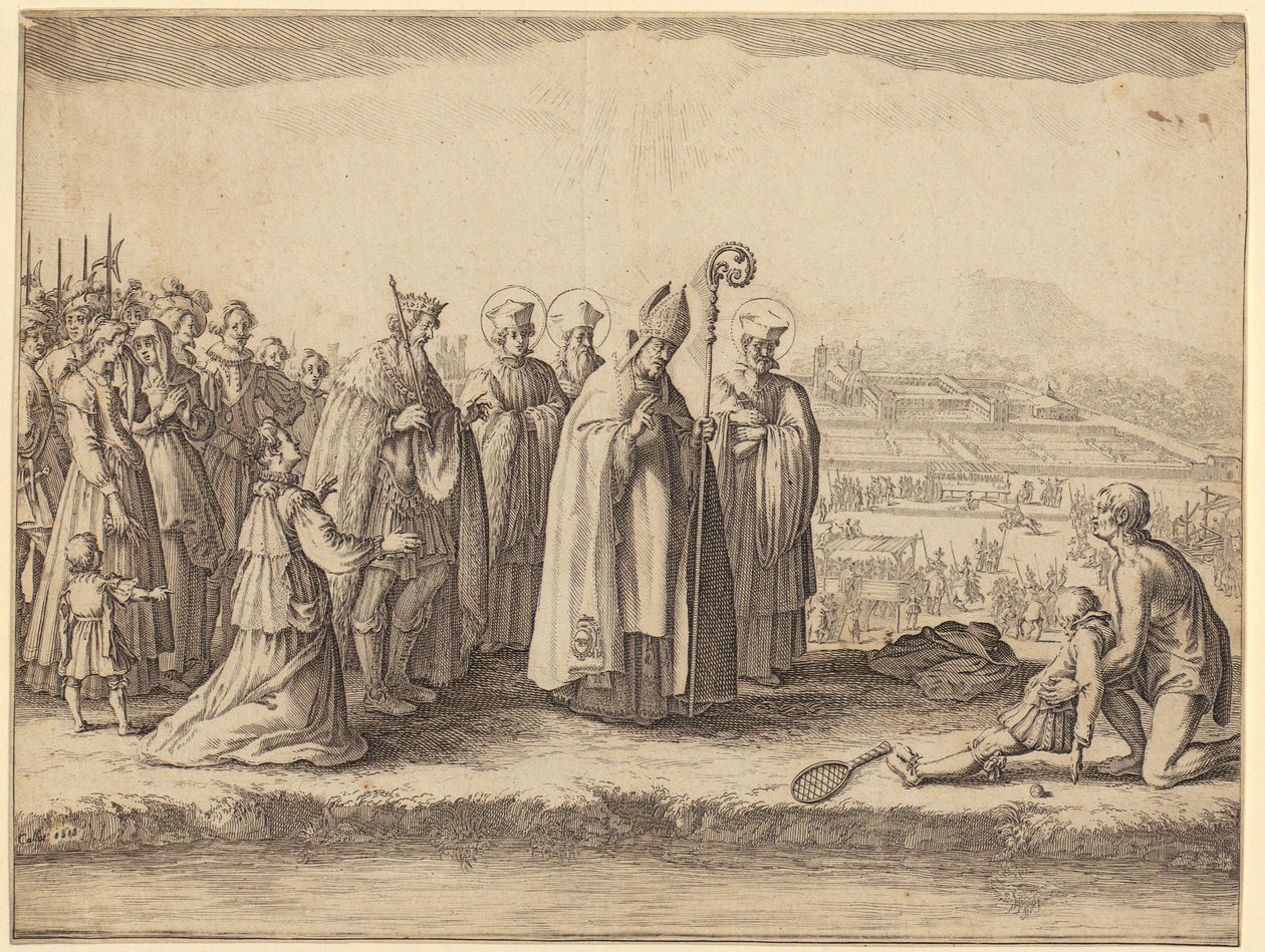 Solfjäder av Jacques Callot