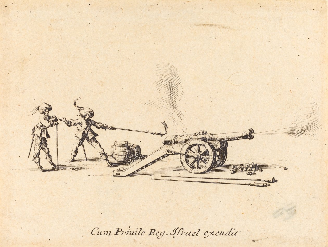 Avfyra kanonen av Jacques Callot
