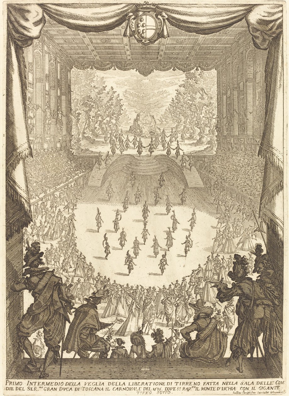 Första Intermezzo av Jacques Callot