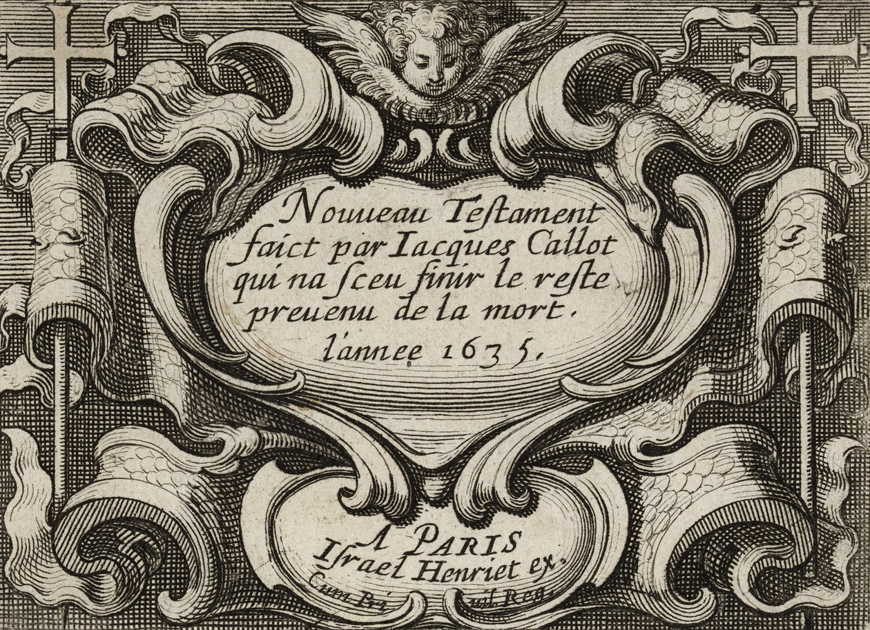 Frontispice, c.1635 av Jacques Callot