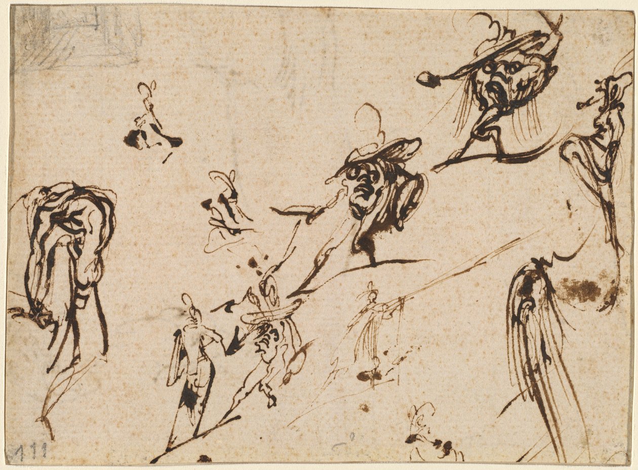 Gobbi och andra bisarra figurer av Jacques Callot
