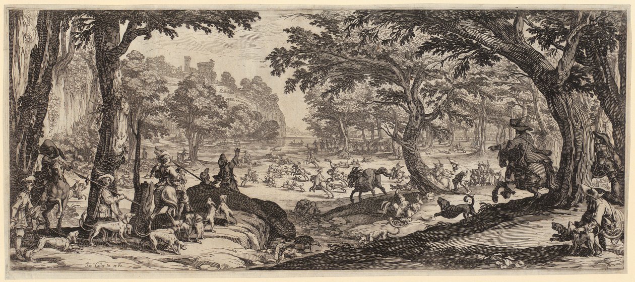 Den stora jakten av Jacques Callot