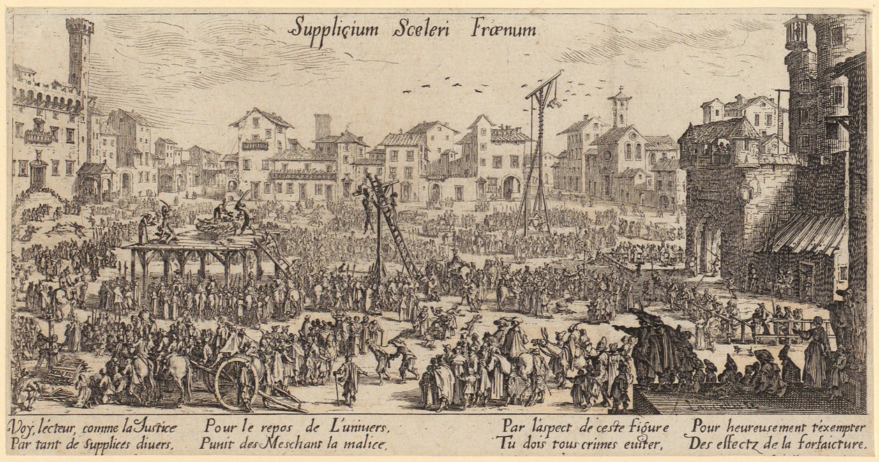 Den helige Matthias, blad 13 i serien ”Jesus, de tolv apostlarna och Maria” av Jacques Callot