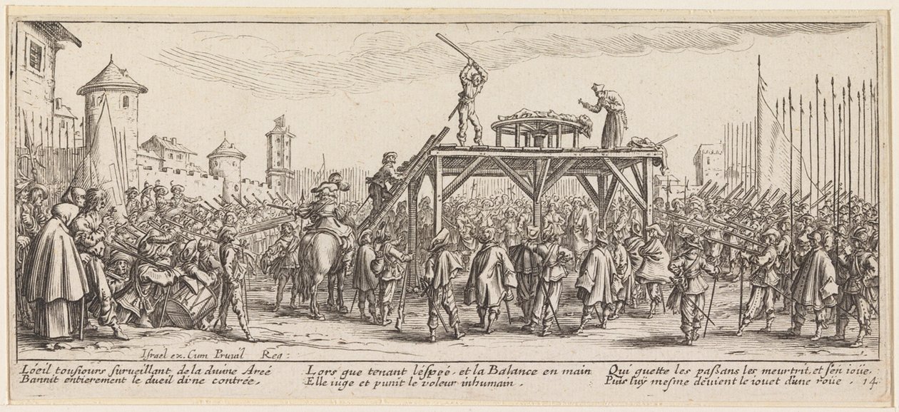 Hjulbrott av Jacques Callot