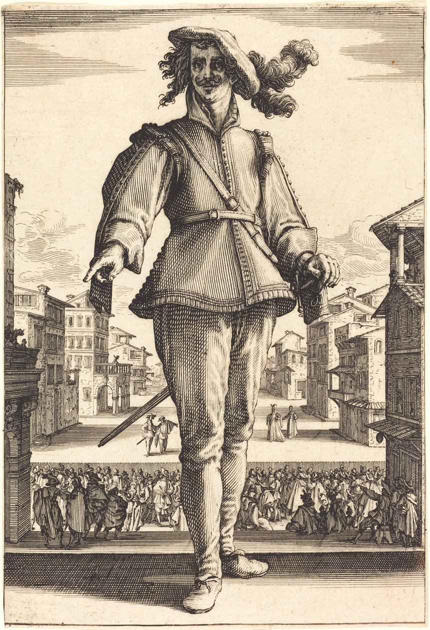 Kaptenen eller Älskaren av Jacques Callot