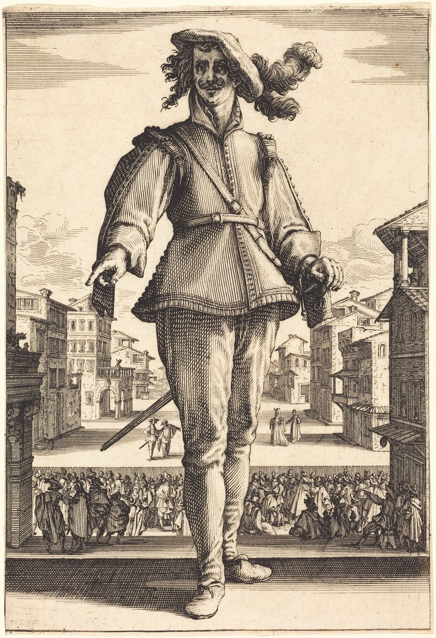 Kaptenen, eller Den förälskade av Jacques Callot