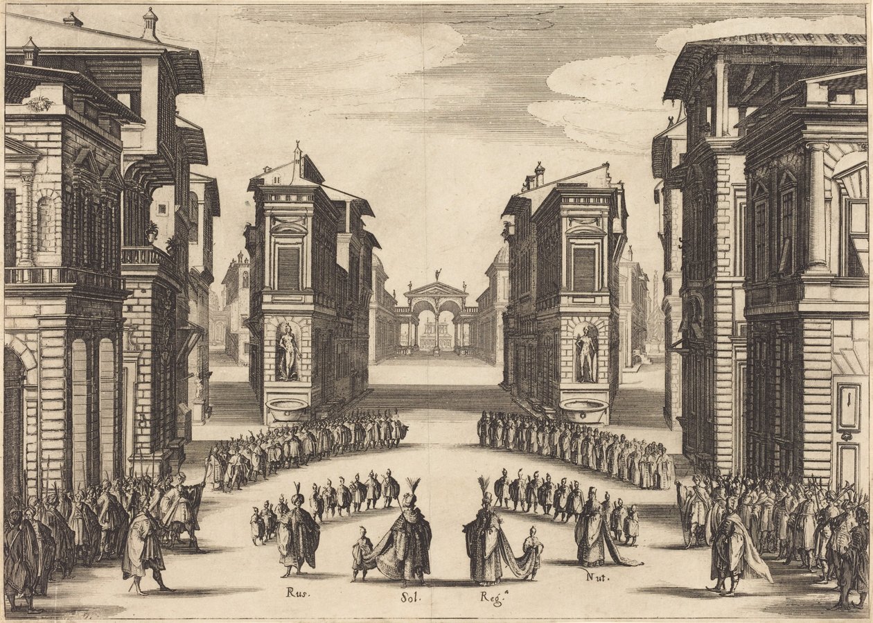 Il Solimano, akt II av Jacques Callot