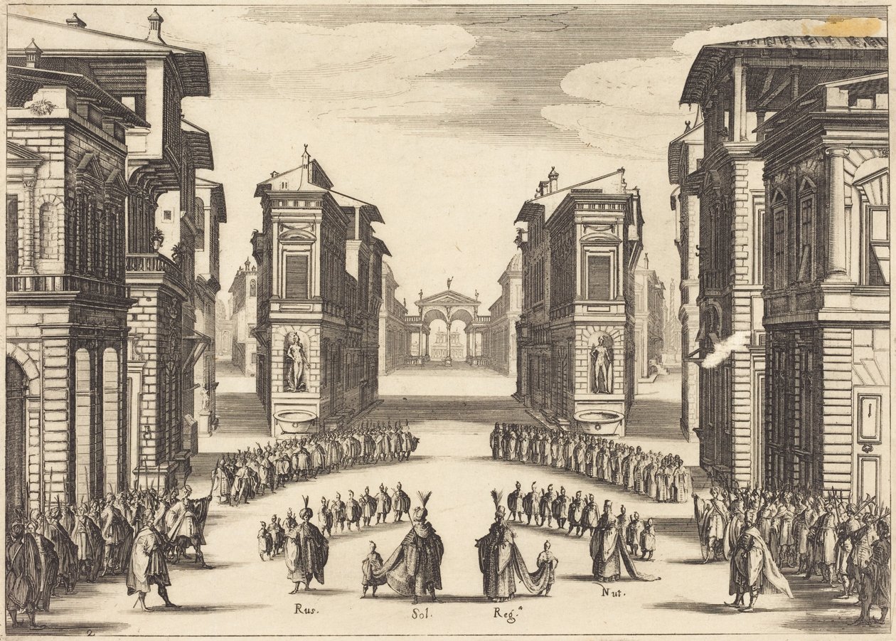 Il Solimano, akt II av Jacques Callot