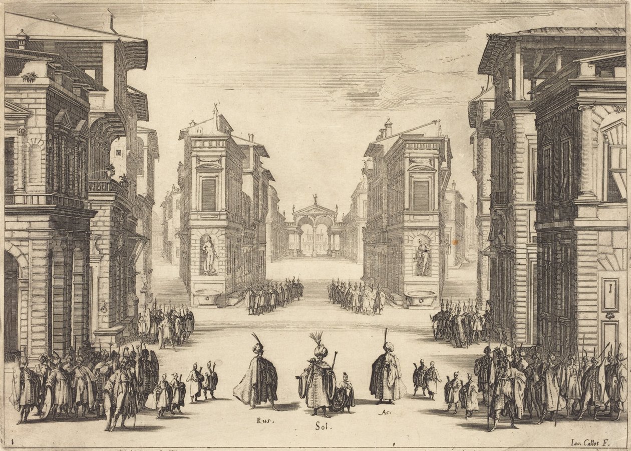 Soliman, akt I av Jacques Callot