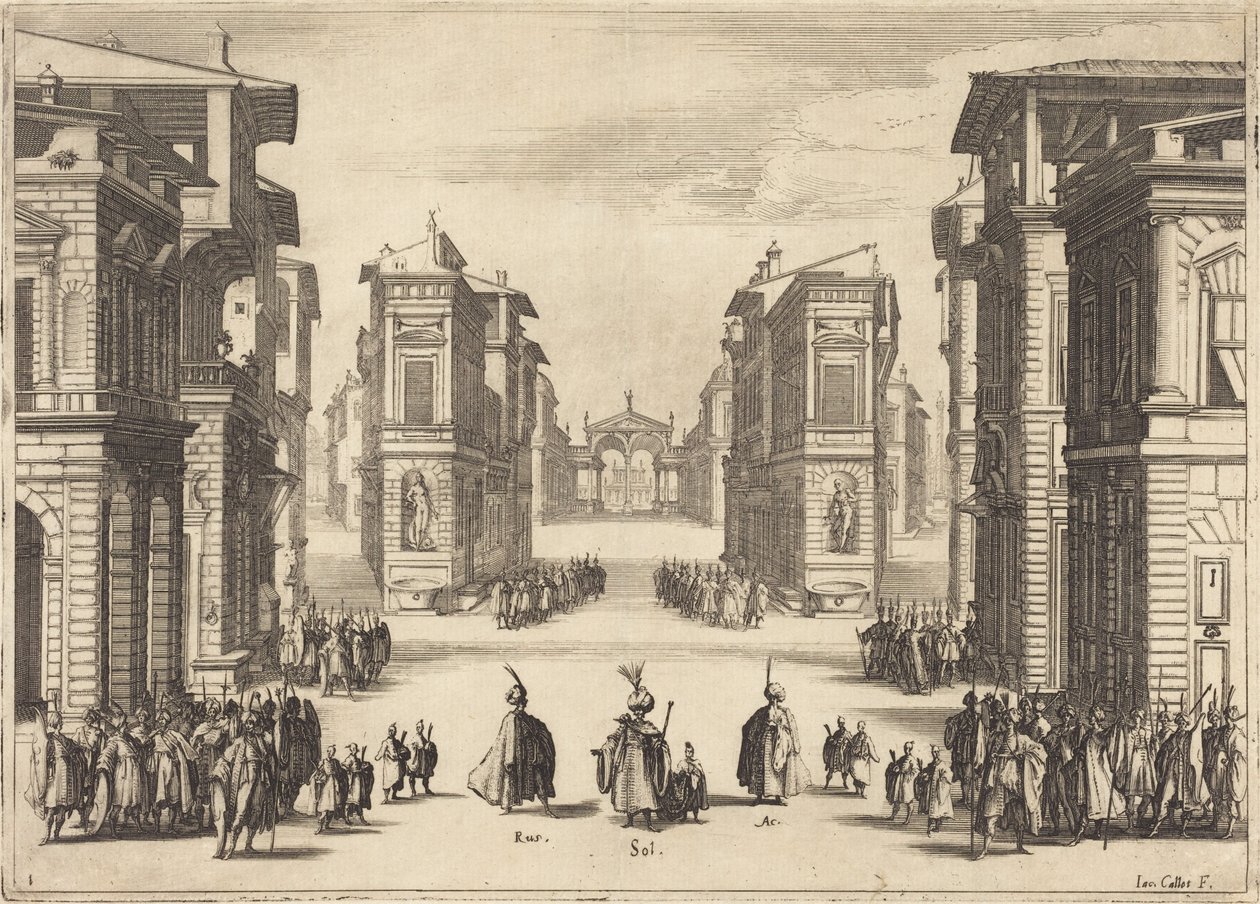 Soliman, akt I av Jacques Callot