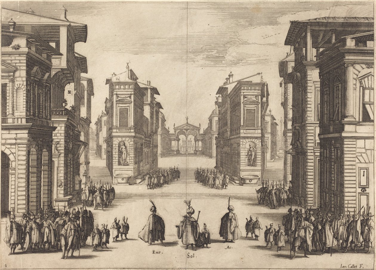 Il Solimano, akt I av Jacques Callot