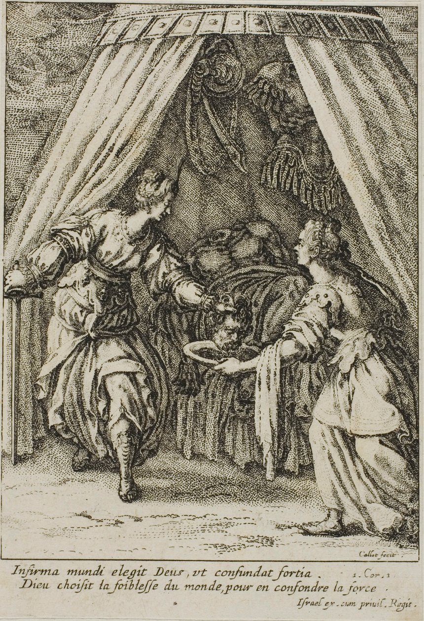 Judith med Holofernes huvud av Jacques Callot