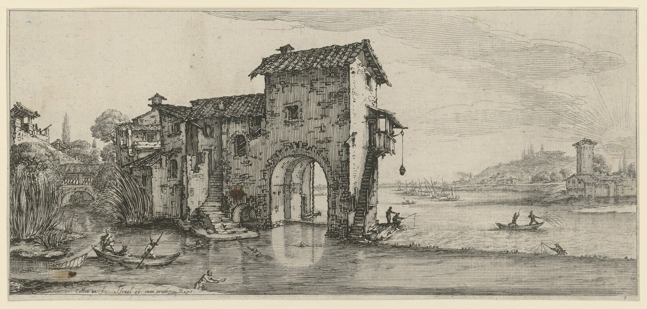 Liten hamn av Jacques Callot