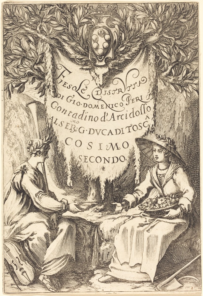 Den vackra trädgårdsmästaren, 1619. av Jacques Callot