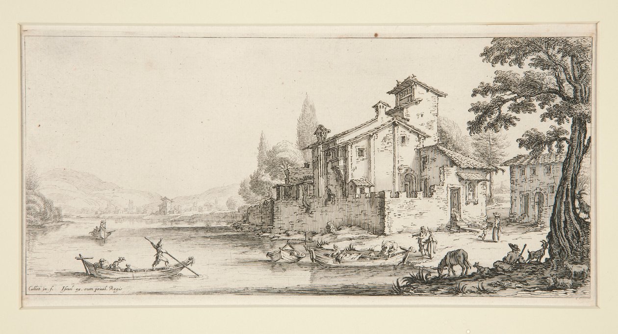 Promenaden på av Jacques Callot