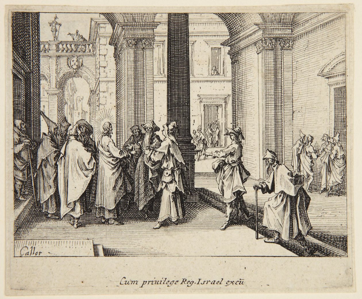 Caesars denar av Jacques Callot