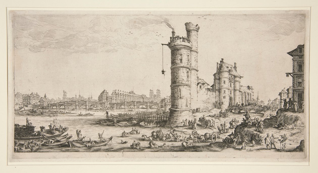 Den nya bron av Jacques Callot