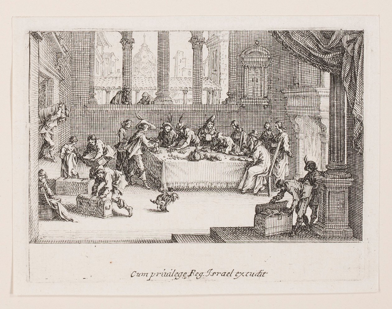 The Division of Goods (The Contribution of the Fortune), från serien La Vie de l av Jacques Callot