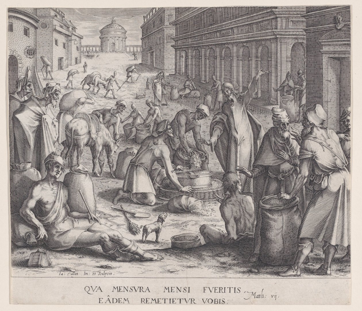 Spannmålsmätarna av Jacques Callot