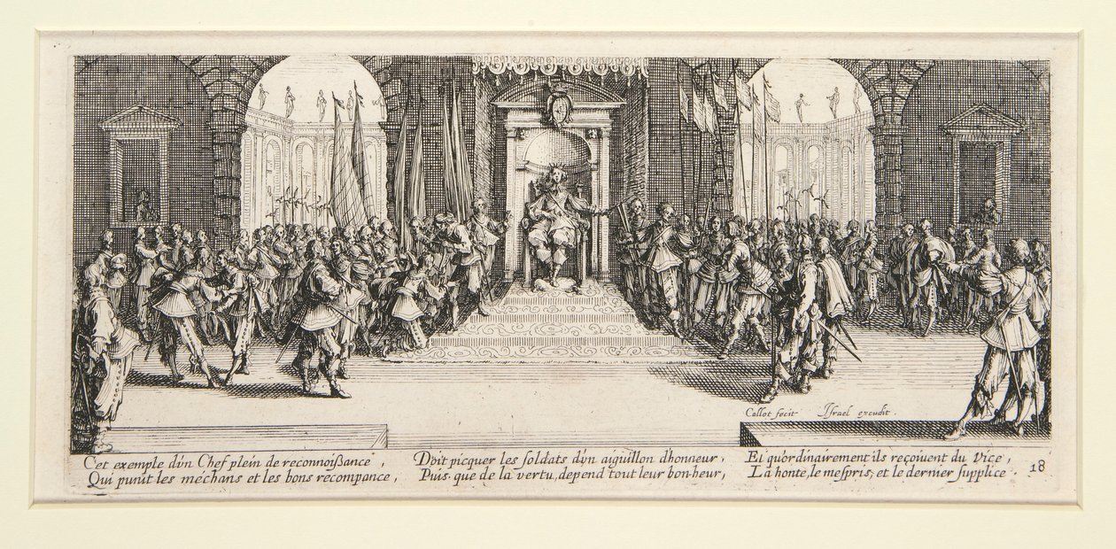 Krigets elände och olyckor - set med 18 etsningar av Jacques Callot
