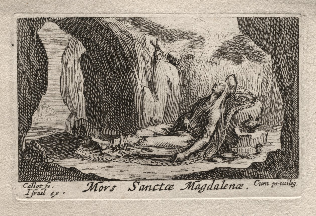 The Penitents: Death of Ste. Madeleine av Jacques Callot