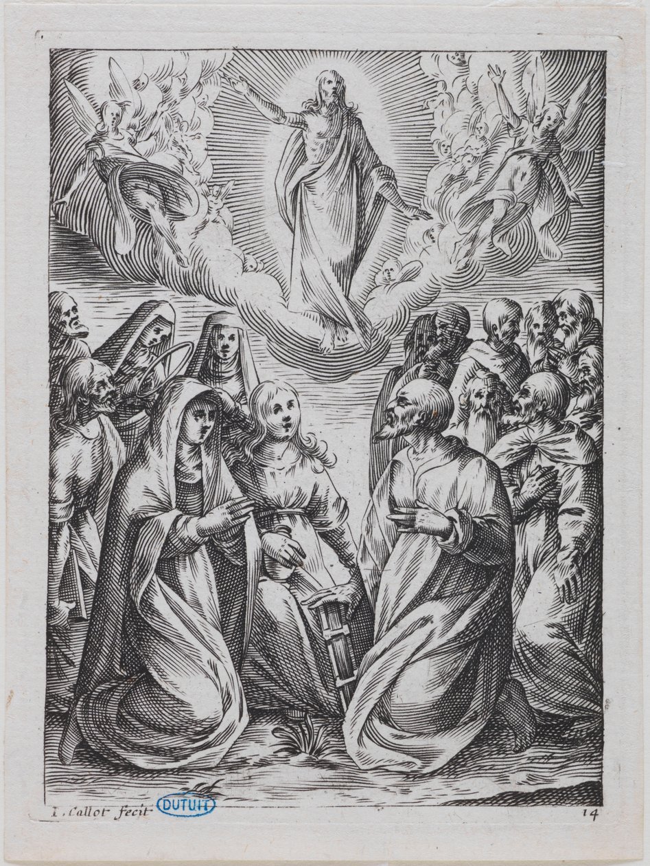 Vyer från Rom, Himmelsfärden av Jacques Callot