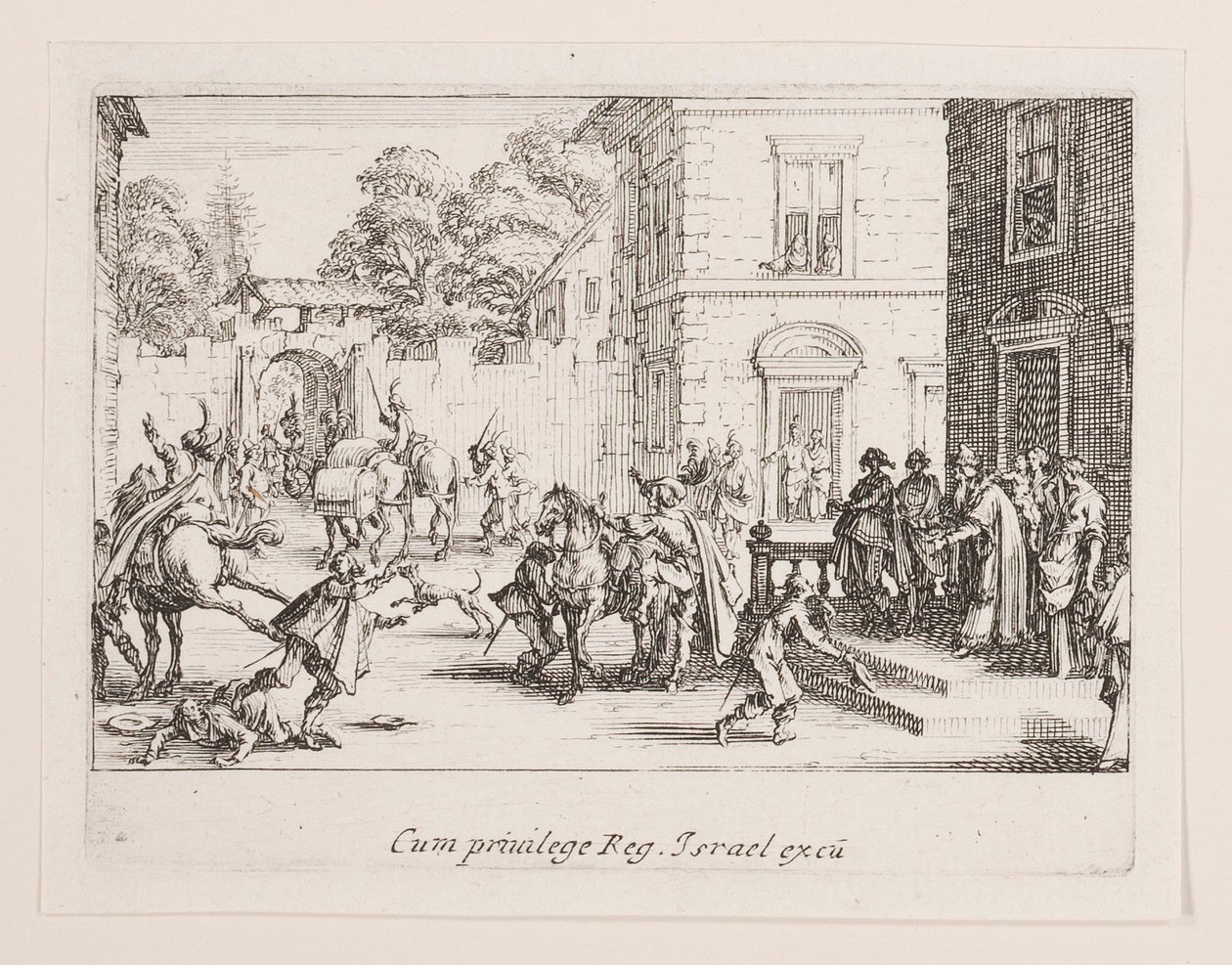 Les adieux (Farvälna), från serien La vie de l av Jacques Callot