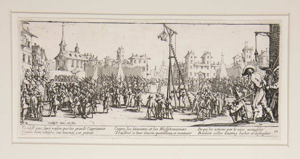Krigets stora elände: nr 10 - L av Jacques Callot
