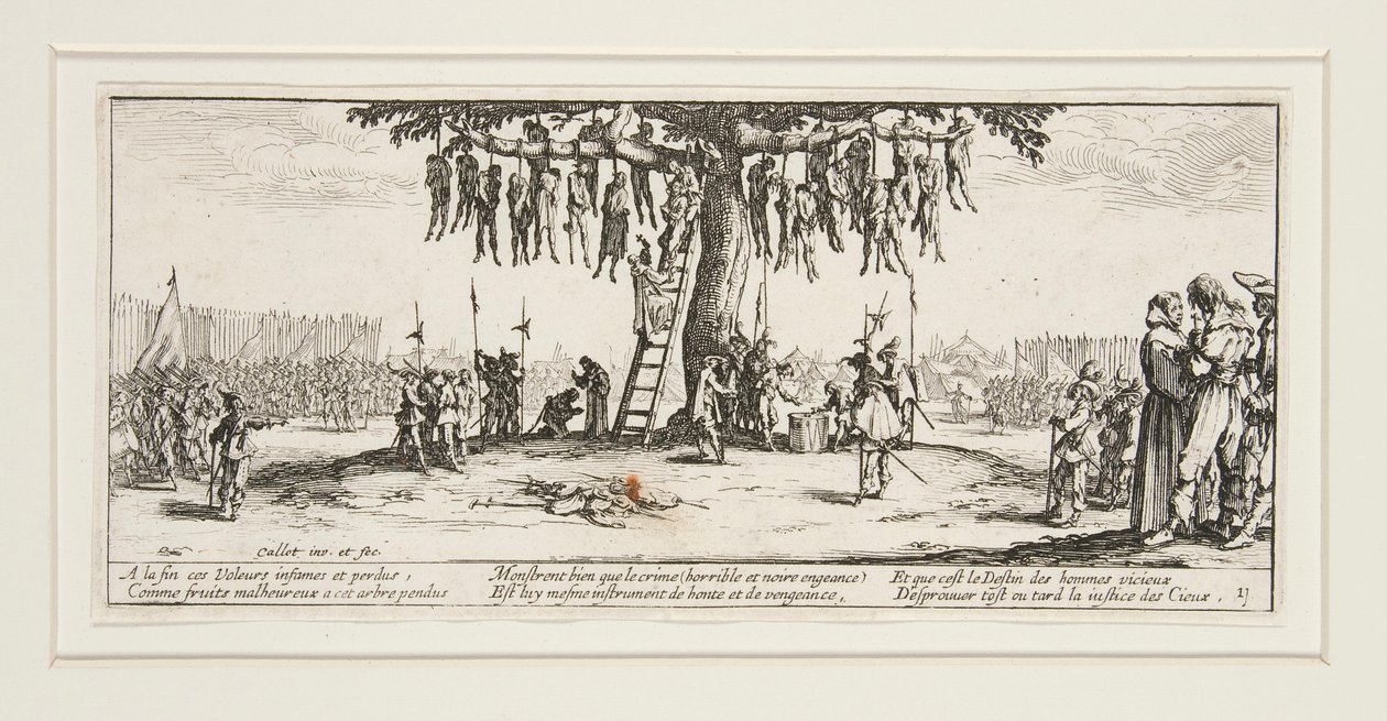Krigets stora elände: N. 11 - Hängningen av Jacques Callot