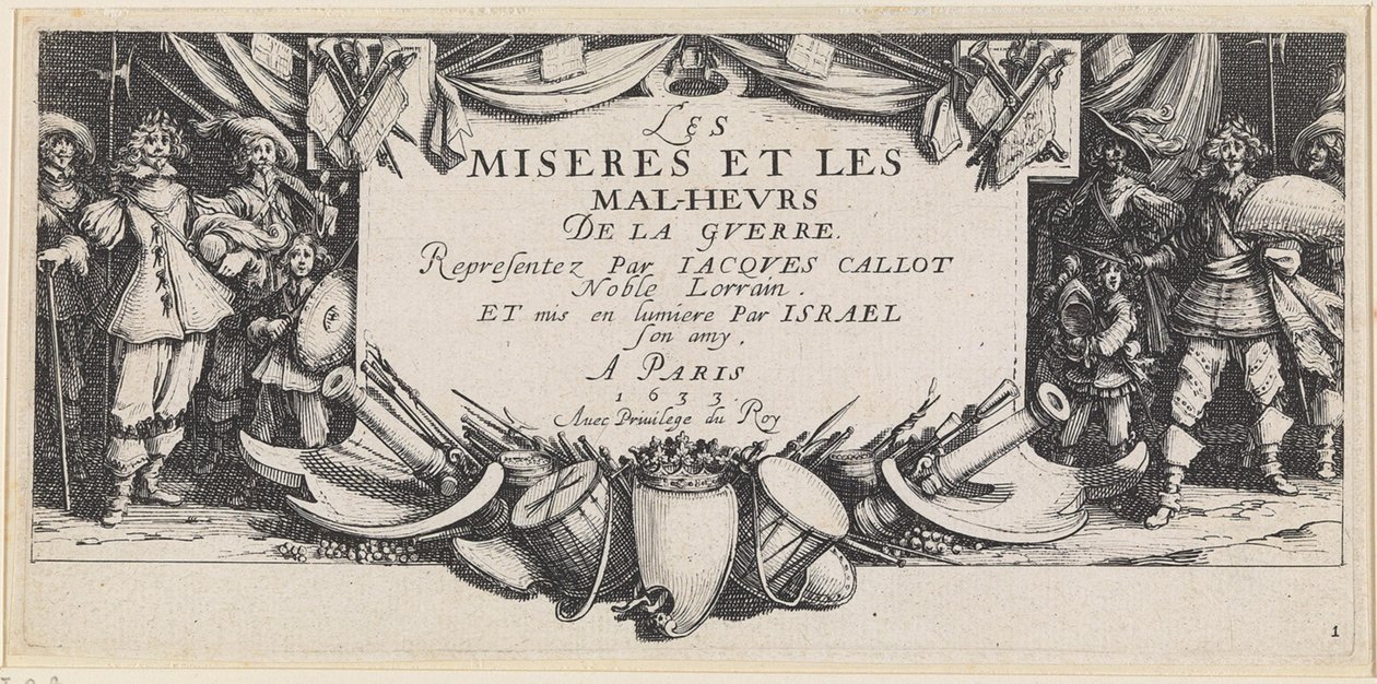 Krigets elände och olyckor av Jacques Callot