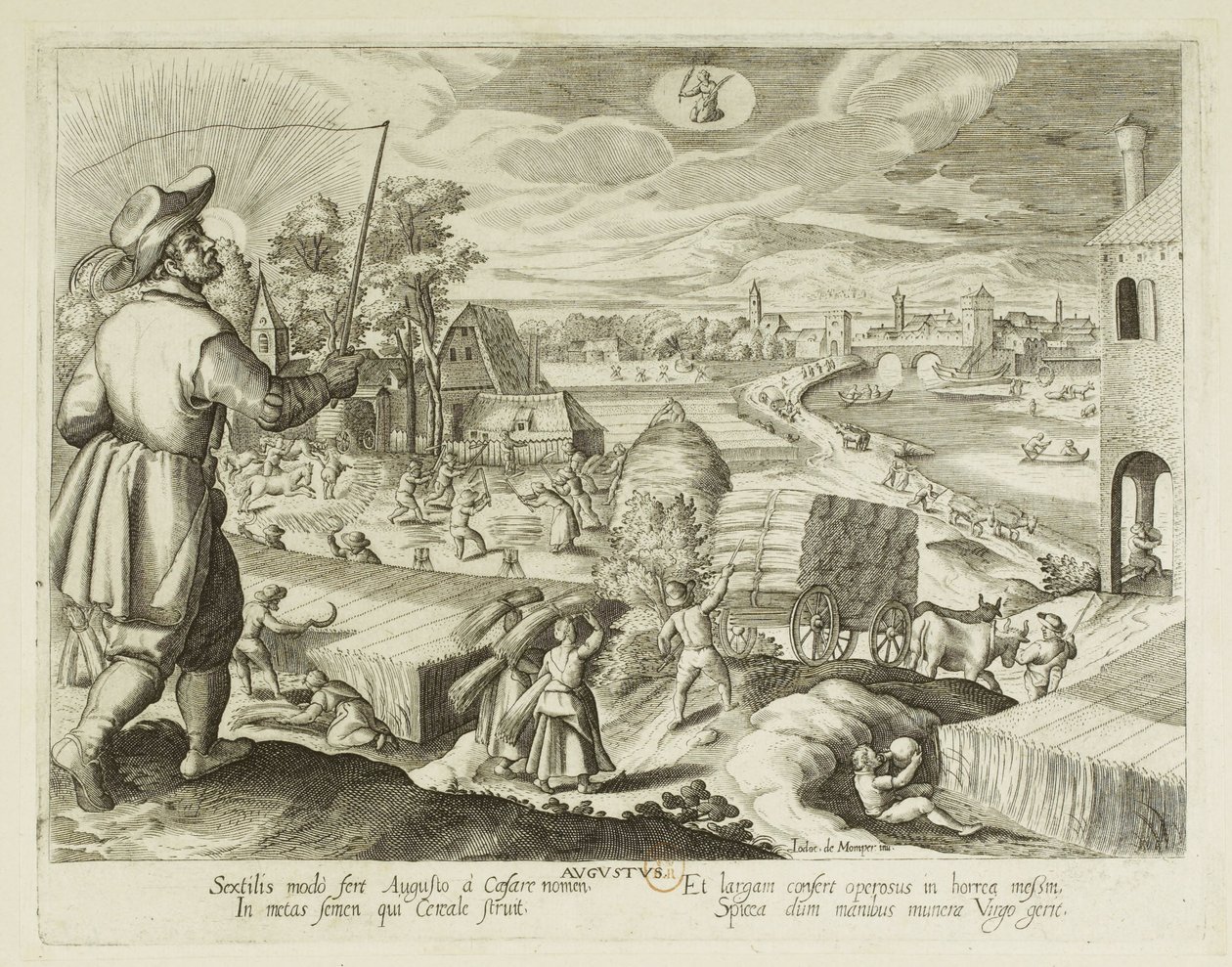 Månader. 8, augusti av Jacques Callot