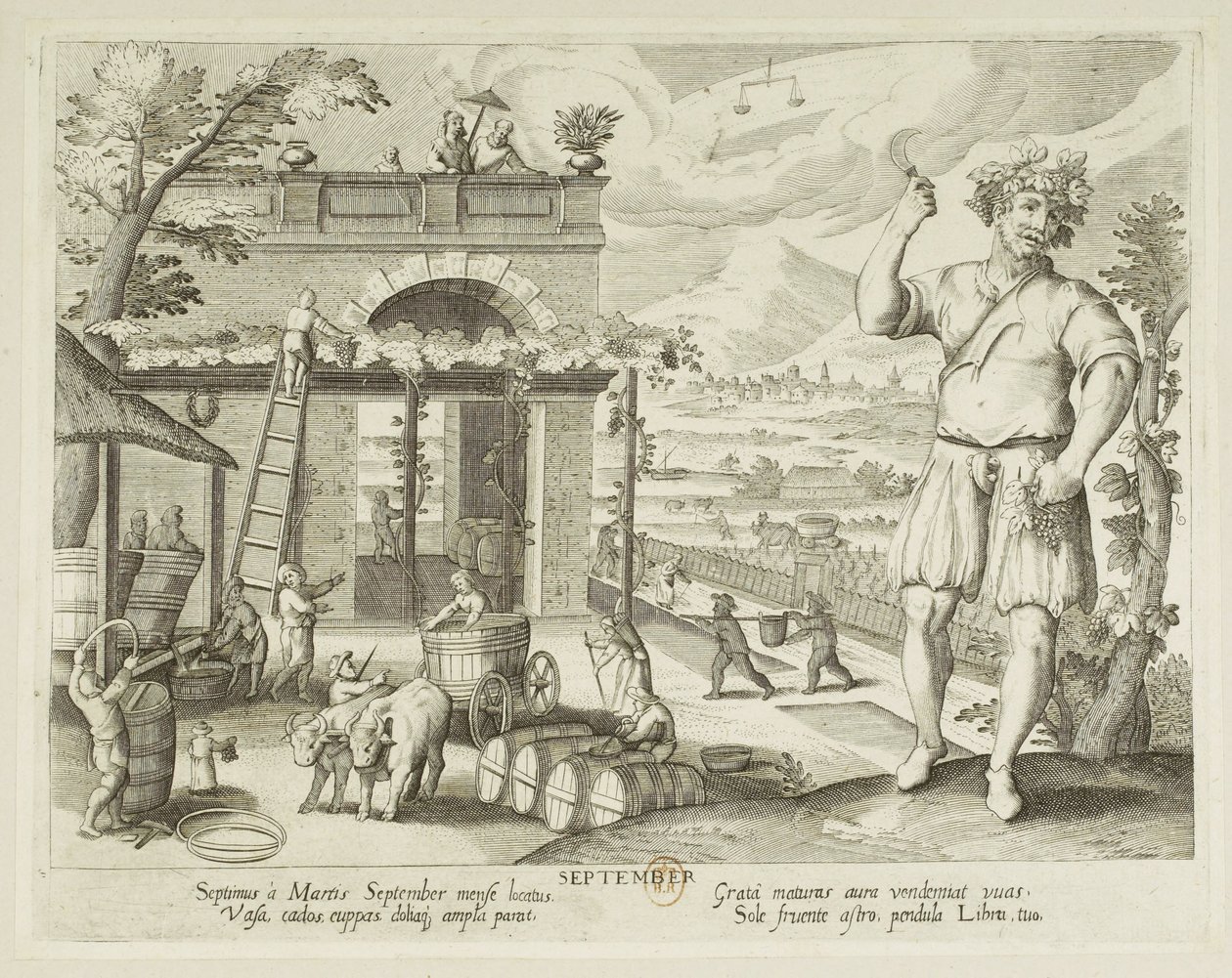 Månad. 9, september av Jacques Callot