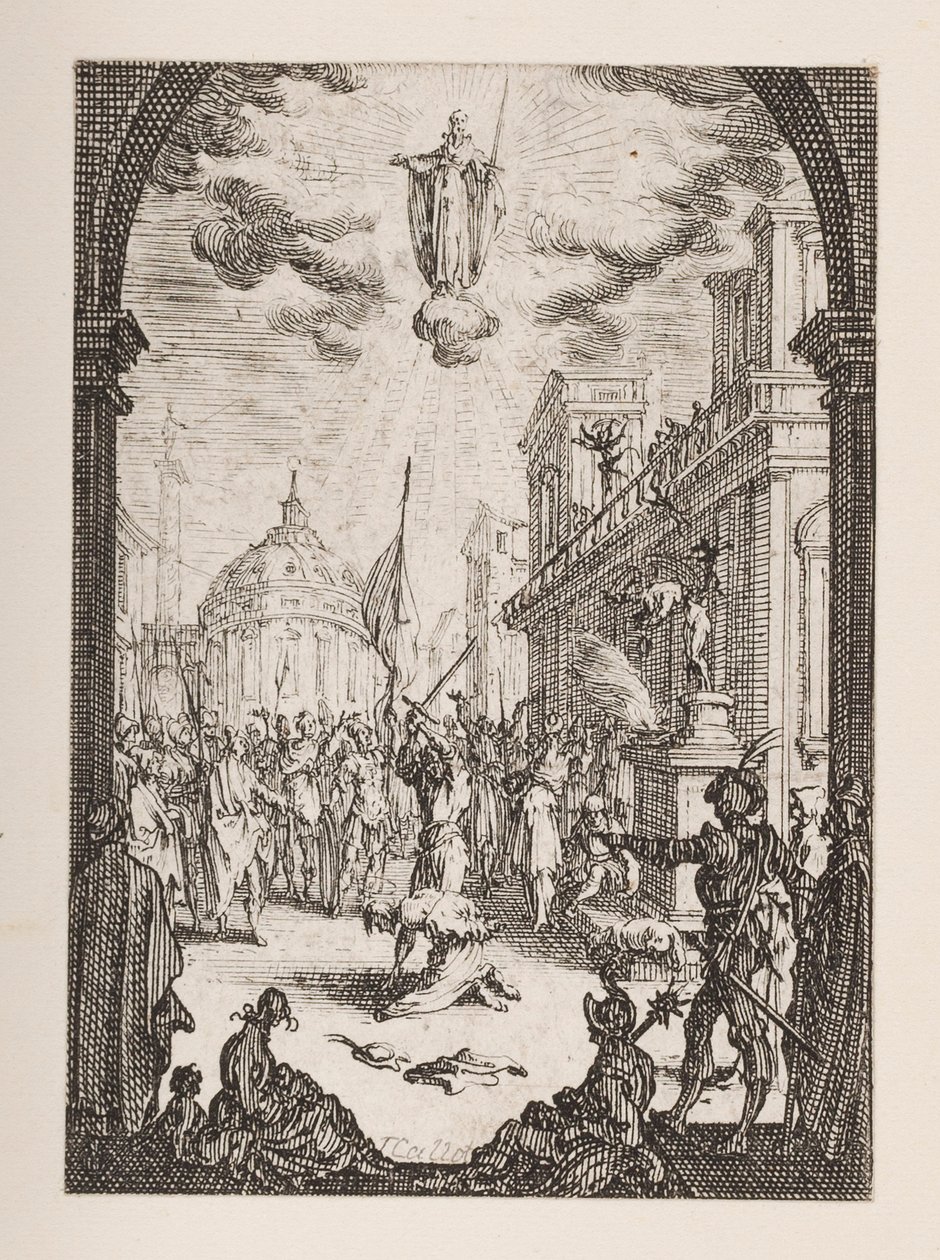 Martyrdom of St. Jacques, nr.3 från The Martyrdom of the Apostles av Jacques Callot